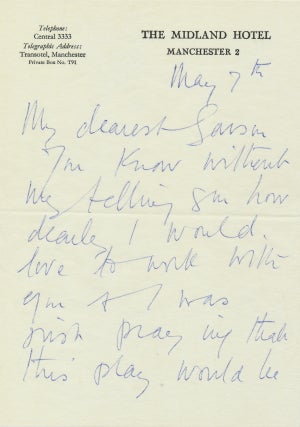 Item #4027 Autograph Letter Signed to author and director, Garson Kanin Postmarked May 7, 1965, ...