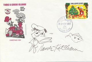 Item #4318 SIGNED Original Cartoon Sketches by Hank Ketcham of his most popular character, Dennis...