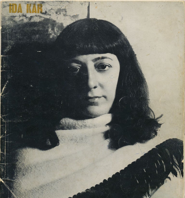 Item #4495 Ida Kar Exhibition Catalog SIGNED and Inscribed. "An Exhibition of portraits of artists and writers in Great Britain, France and the Soviet Union; and other photographs held at the Whitechapel Art Gallery, London March-April 1960." IDA KAR.