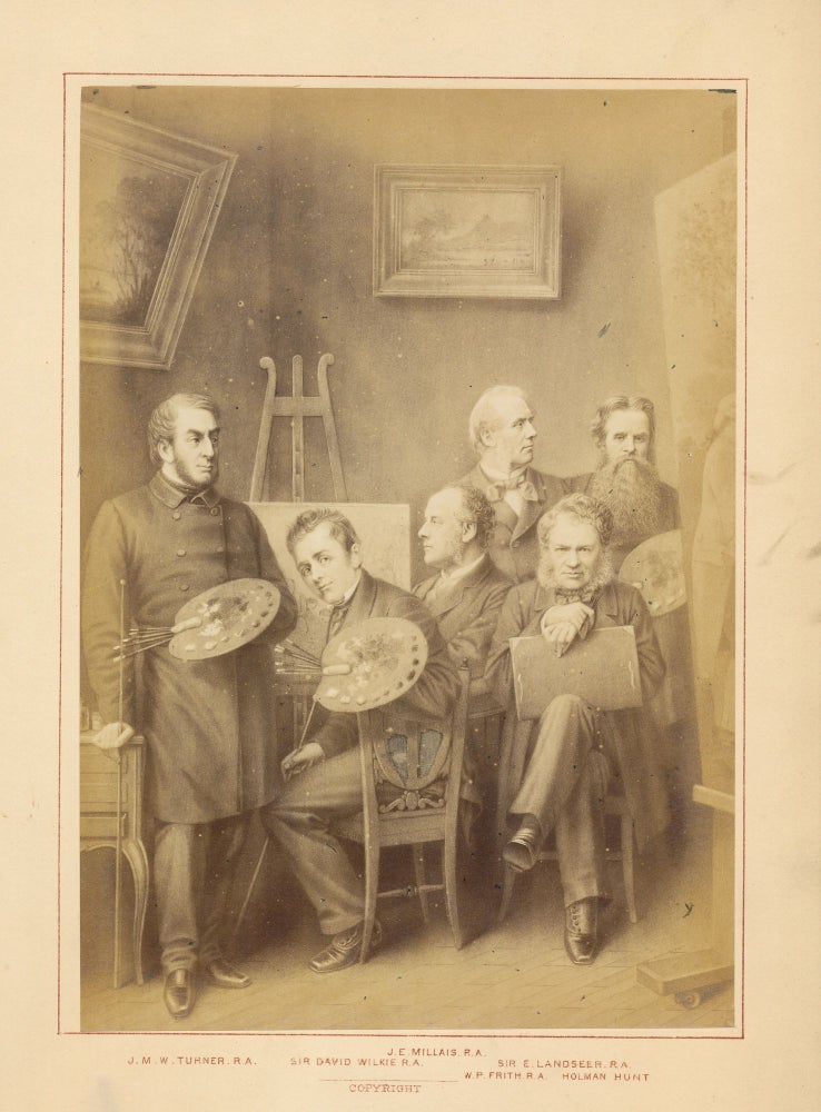 Item #4496 PHOTOGRAPH ALBUM, "English Celebrities of the Nineteenth Century." London, Hughes and Edmonds, 1876.