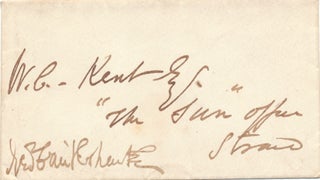Autograph Letter SIGNED with ORIGINAL ART, 3 pp on one folded 8vo sheet of blind embossed emblematic stationery, 48 Mornington Place, Dec. 15, 1852. With signed envelope.