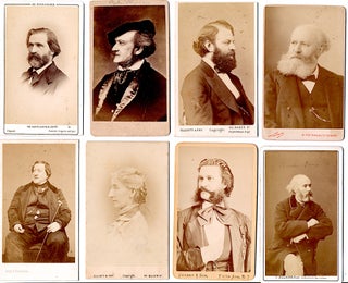 Item #4830 PHOTOGRAPH ALBUM. Carte-de-Visite Photographs of 19th Century European Composers....
