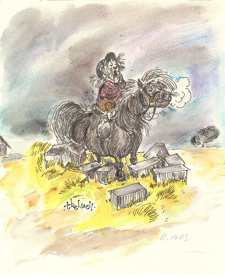 Item #4833 In the style of THELWELL, NORMAN. NORMAN THELWELL.