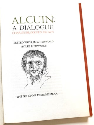 ALCUIN: A Dialogue. The Gehenna Press,1970, with Leonard Baskin Lithograph Signed.