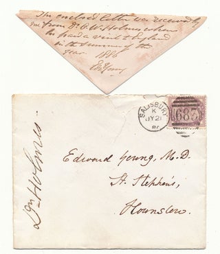 Holmes Autograph Letter Signed to British physician.
