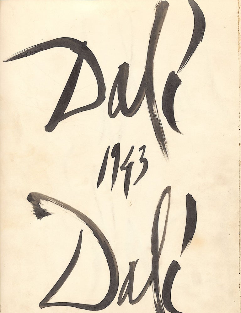 Item #4930 Dali. Four Large Signatures on one page, 1943. SALVADOR DALI.
