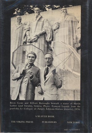 The Third Mind. William S. Burroughs and Bryon Gysin. First Edition, Viking Press, NY, 1978, Signed by both Authors.