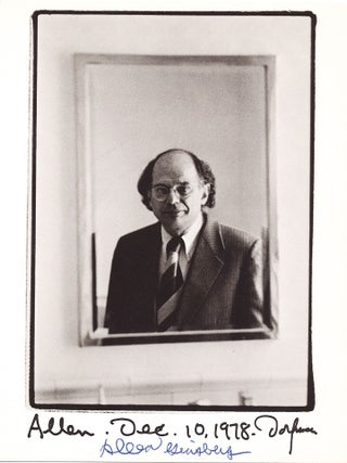 Burroughs, Ginsberg, Orlovsky Post Card Photographs Signed