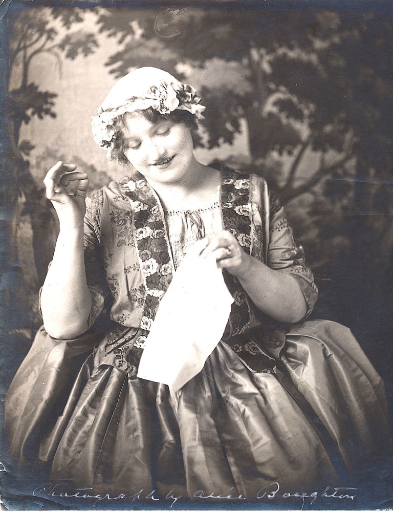 Item #4978 Photograph Signed of Yvette Guilbert. ALICE BOUGHTON.