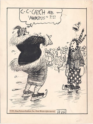 Daily Comic Strip Panel, "Embarrassing Moments," Original Art. GEORGE HERRIMAN.