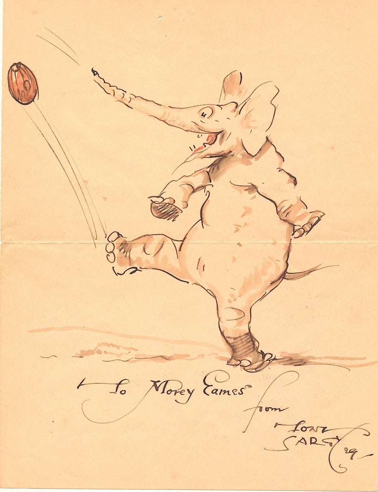 Item #5019 Original Drawing Signed. TONY SARG.