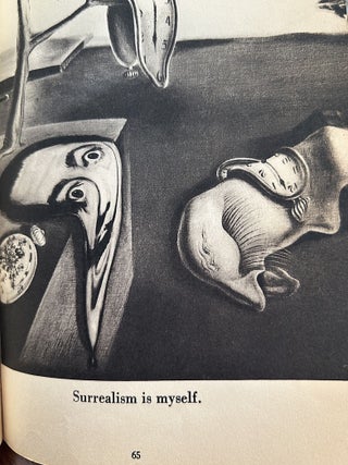 "Dali's Mustache: A Photographic Interview by Salvador Dali and Philippe Halsman," Signed with Original Drawing