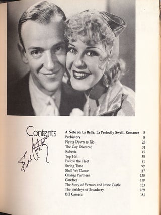 THE FRED ASTAIRE & GINGER ROGERS BOOK Signed twice by ASTAIRE