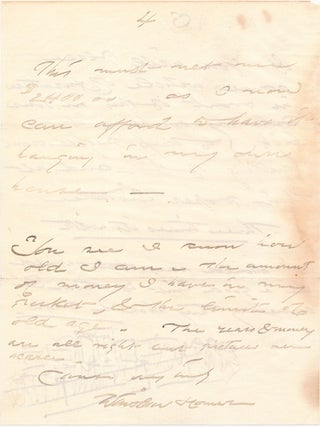 Illustrated Autograph Letter Signed with Exceptional Content