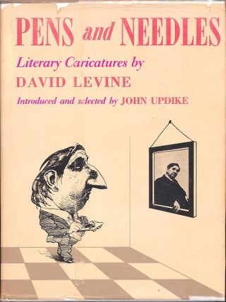 Self Portrait Sketch Signed in Pens and Needles, First Edition.
