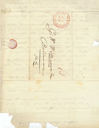 Robert Mills Scarce Autograph Letter Signed, 1834.