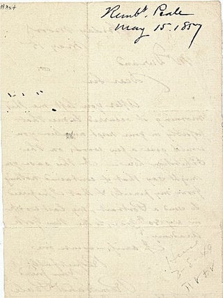 Autograph Letter Signed Mentioning His Painting, "Portrait of a Young Man"