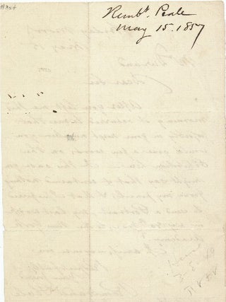 Autograph Letter Signed Mentioning His Painting, "Portrait of a Young Man"